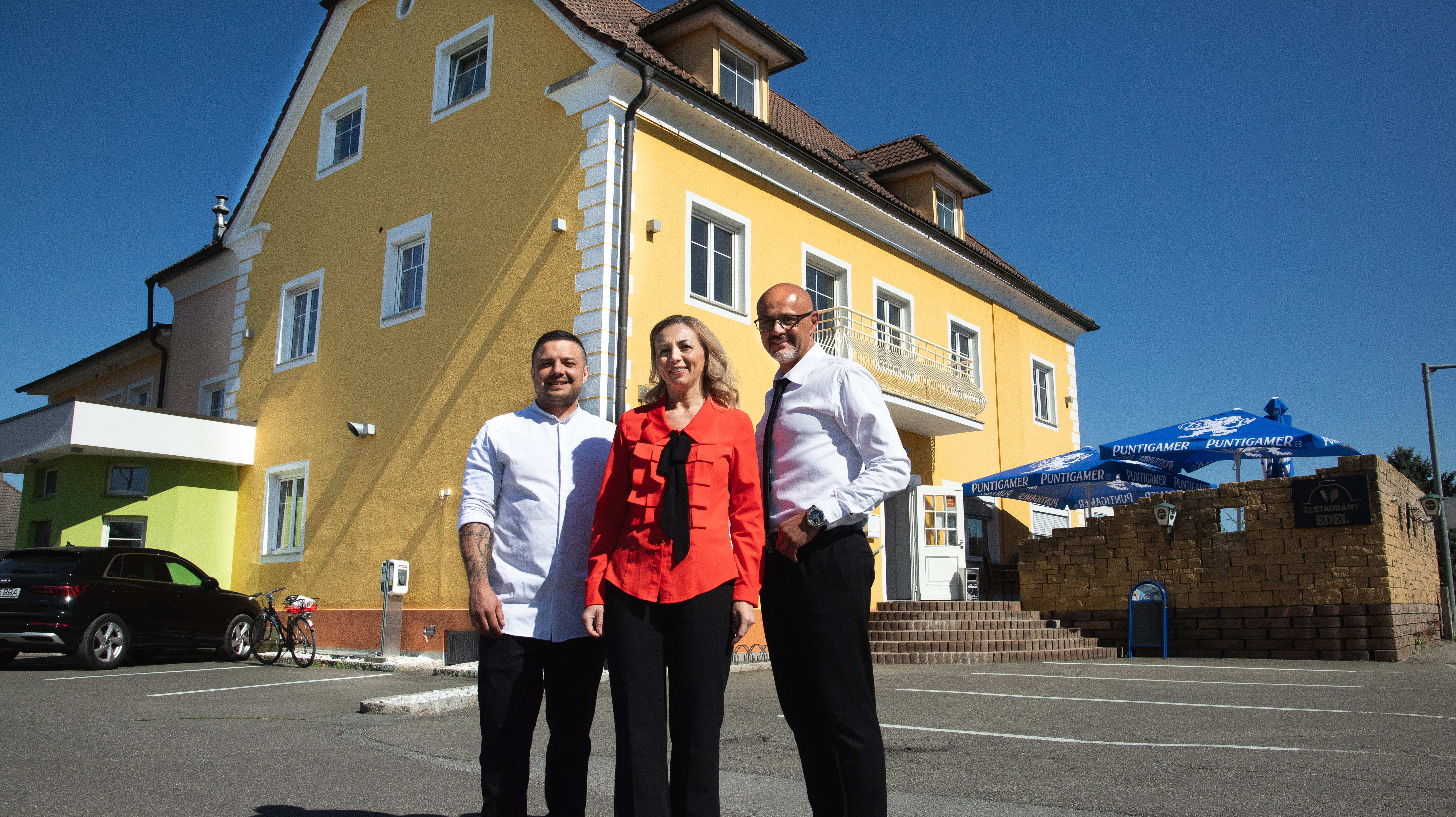 Küchenchef Angelo Nicola, Inhaberpaar Nicoleta Iuhas & Daniel Iuhas